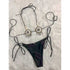 Shell Beads Scalloped Bikini Set - MiamiTeenyWeenyBikini.Com