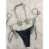 Shell Beads Scalloped Bikini Set - MiamiTeenyWeenyBikini.Com