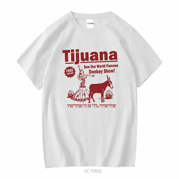 Tijuana Donkey Show Vintage Washed T-Shirt! - MiamiTeenyWeenyBikini.Com
