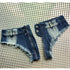 Ultra Low-Waisted Tassel Sexy Denim Shorts - MiamiTeenyWeenyBikini.Com
