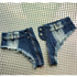 Ultra Low-Waisted Tassel Sexy Denim Shorts - MiamiTeenyWeenyBikini.Com