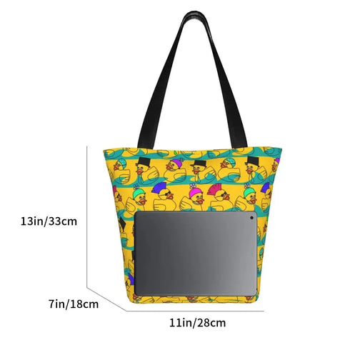 Rubber Ducks Tote Bag - MiamiTeenyWeenyBikini.Com
