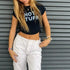 Hot Stuff Crop Top - MiamiTeenyWeenyBikini.Com