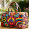 Rainbow Peace Sign Quilted Duffle Bag - MiamiTeenyWeenyBikini.Com.