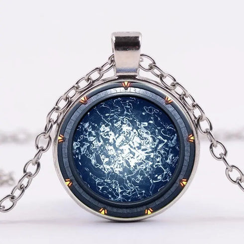 Stargate Portal Atlantis Necklace Pendant - MiamiTeenyWeenyBikini.Com