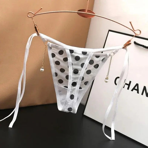 Lace-Up Transparent Panties - MiamiTeenyWeenyBikini.Com