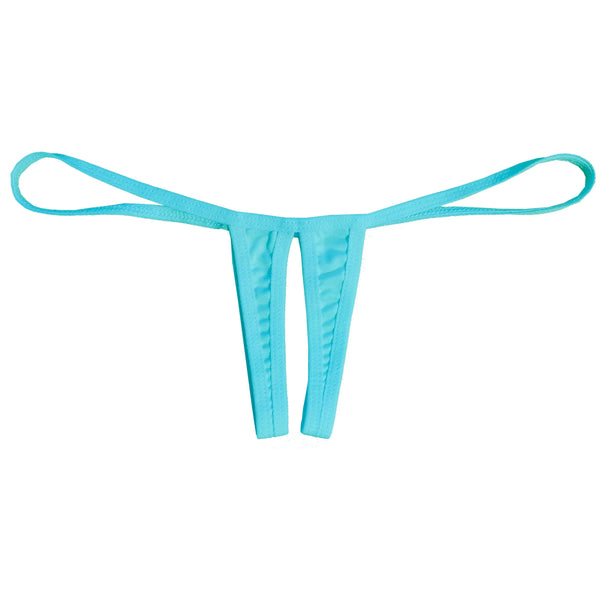 Sexy Low-Waist Open-Crotch Thong Bikini - MiamiTeenyWeenyBikini.Com