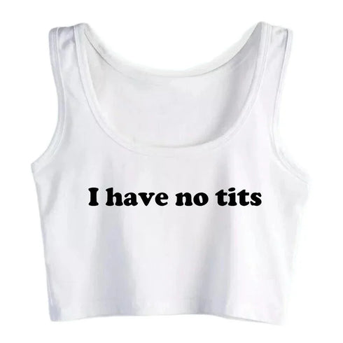 I Have No Tits Top - MiamiTeenyWeenyBikini.Com