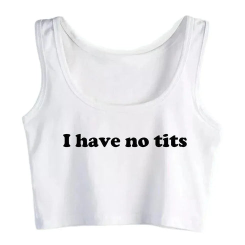 I Have No Tits Top - MiamiTeenyWeenyBikini.Com
