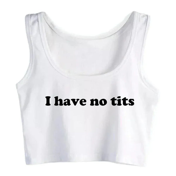 I Have No Tits Top - MiamiTeenyWeenyBikini.Com