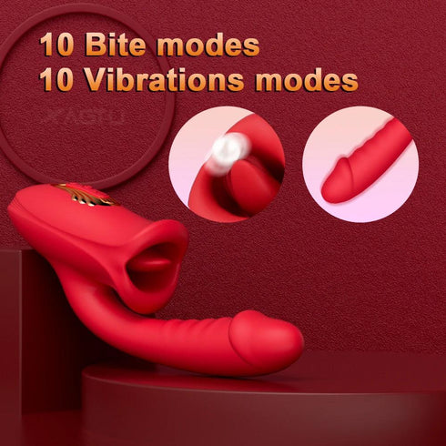 Vibrator Tongue Licking