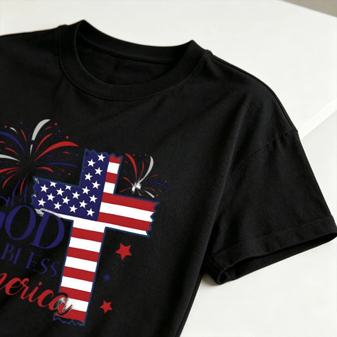 God Bless America T-Shirt - MiamiTeenyWeenyBikini.Com.