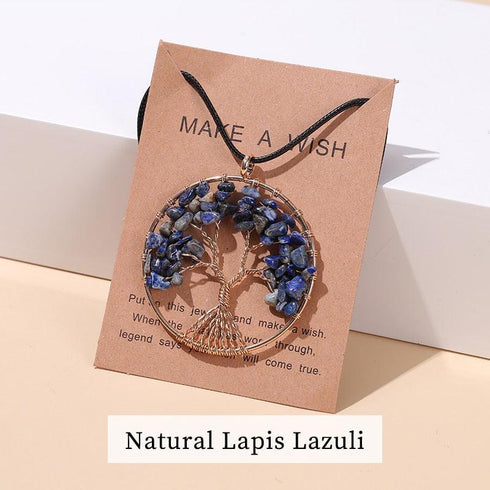 7 Chakras Tree Of Life Pendant