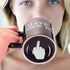 Middle Finger Ceramic Coffee Cup - MiamiTeenyWeenyBikini.Com