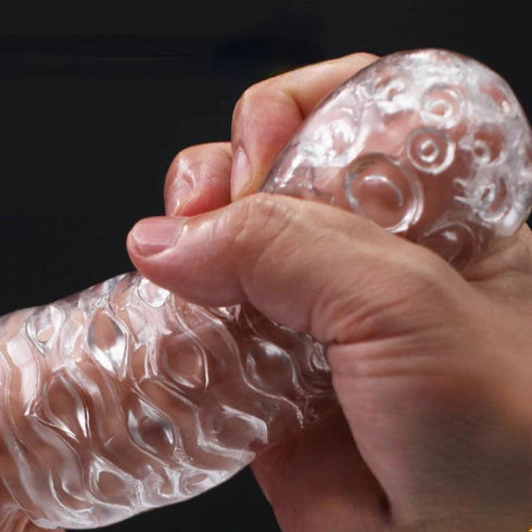 Transparent Silicone Male Masturbation Cup