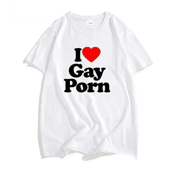 I Love Gay Porn Tee - MiamiTeenyWeenyBikini.Com