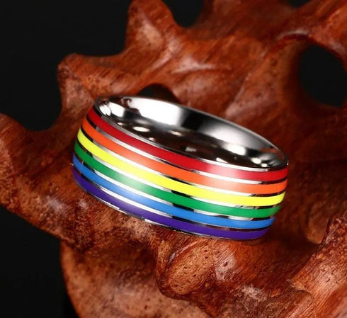 Rainbow Ring For Women/ Men - MiamiTeenyWeenyBikini.Com