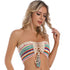 Rainbow Tube Bikini Crochet Lace Top