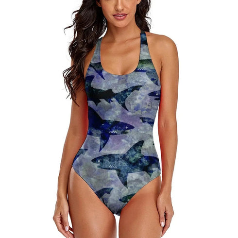 Shark Swimsuit - MiamiTeenyWeenyBikini.Com