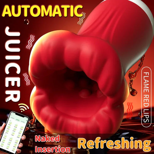 Red Lips Male Mastubator