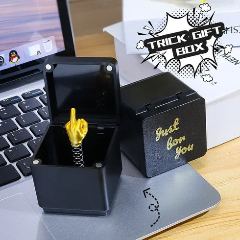 Pop-Up Middle Finger Gift Box - MiamiTeenyWeenyBikini.Com