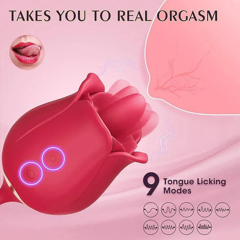 3 in 1 Rose Toy Vibrator - MiamiTeenyWeenyBikini.Com