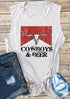 Cowboys And Beer Tanks Top - MiamiTeenyWeenyBikini.Com
