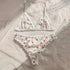 Love Print Lingerie Set - MiamiTeenyWeenyBikini.Com