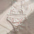 Love Print Lingerie Set - MiamiTeenyWeenyBikini.Com