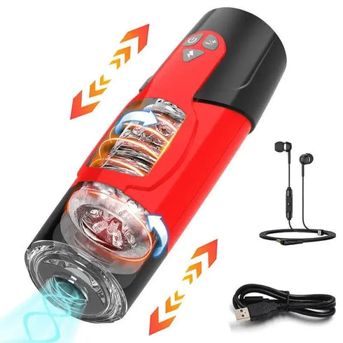 Telescopic Rotation Male Masturbator - MiamiTeenyWeenyBikini.Com