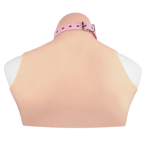 PU Leather Bra Adjustable Breast Binder