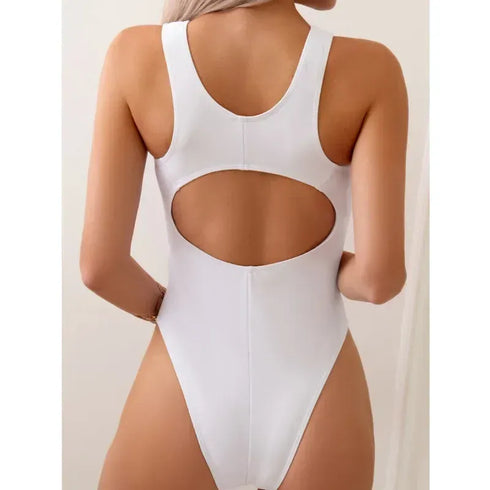 One Piece Print Swimwear - MiamiTeenyWeenyBikini.Com