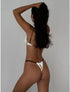 Flower Print Thong Bikini Set - MiamiTeenyWeenyBikin.Com