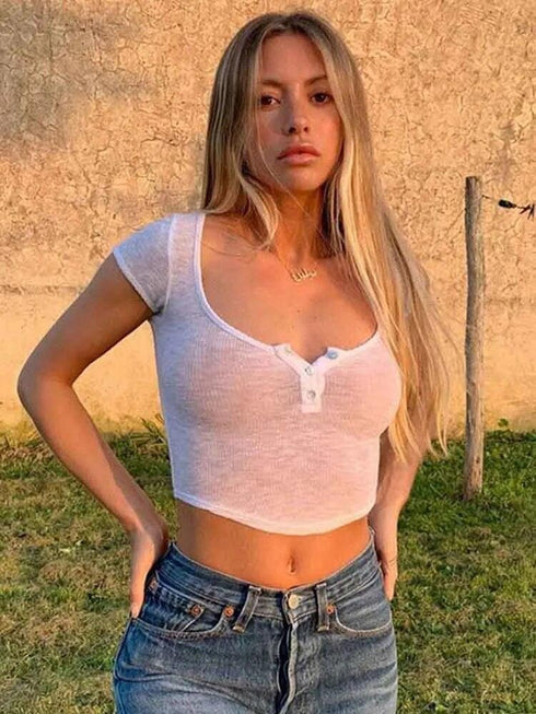 Transparent Crop Top