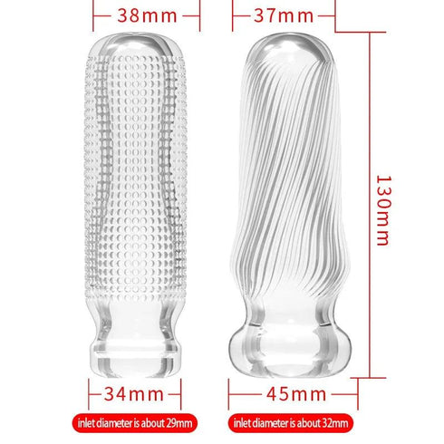 Men's Transparent Masturbation Cup