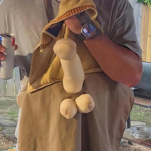 Funny Chef "Cock Pop Luck" Cooking Apron - MiamiTeenyWeenyBikini.Com