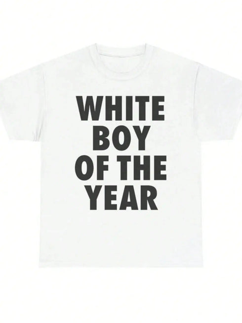 WHITE BOY OF THE YEAR T Shirt - MiamiTeenyWeenyBikini.Com