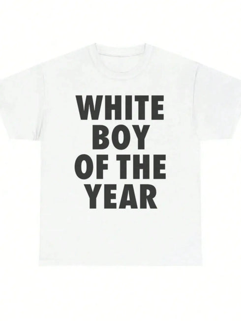 WHITE BOY OF THE YEAR T Shirt - MiamiTeenyWeenyBikini.Com