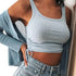 Ribbed Crop Top - MiamiTeenyWeenyBikini.Com