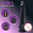 Black Thrusting Vibrator W/ Suction Cup - MiamiTeenyWeenyBikini.Com