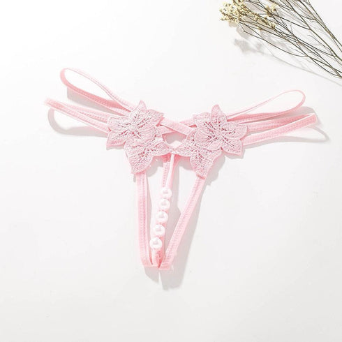 Lace Pearl G-String