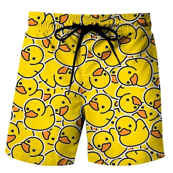 Men's Ducky Beach Shorts - MiamiTeenyWeenyBikini.Com