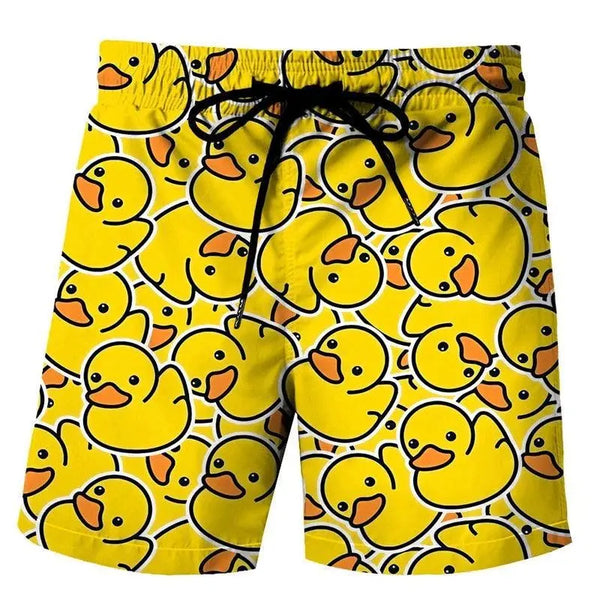 Men's Ducky Beach Shorts - MiamiTeenyWeenyBikini.Com
