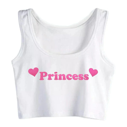 Princess Pink Crop Top - MiamiTeenyWeenyBikini.Com