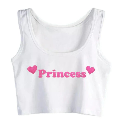 Princess Pink Crop Top - MiamiTeenyWeenyBikini.Com