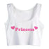 Princess Pink Crop Top - MiamiTeenyWeenyBikini.Com