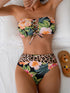 Tropical Floral Bandeau Bikini - MiamiTeenyWeenyBikini.Com