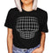 Women's Optical Illusion T-Shirt - MiamiTeenyWeenyBikini.Com