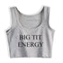 Big Tit Energy Crop Top - MiamiTeenyWeenyBikini.Com