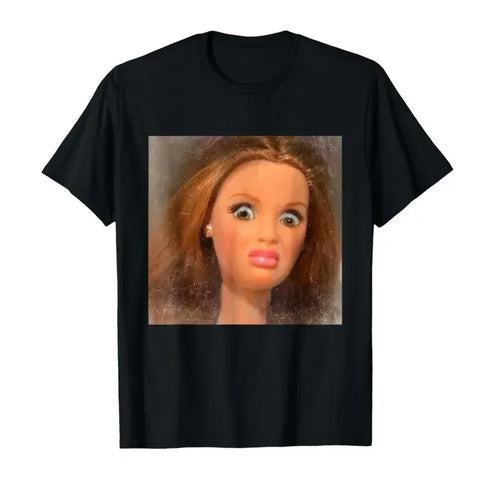 Summer Meme Doll Face T-Shirt - MiamiTeenyWeenyBikini.Com